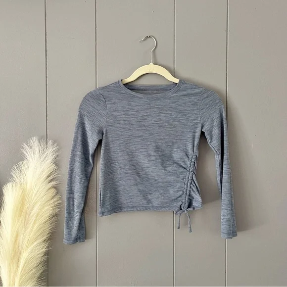 Athletic Long Sleeve Crop Top - Picture 1 of 3